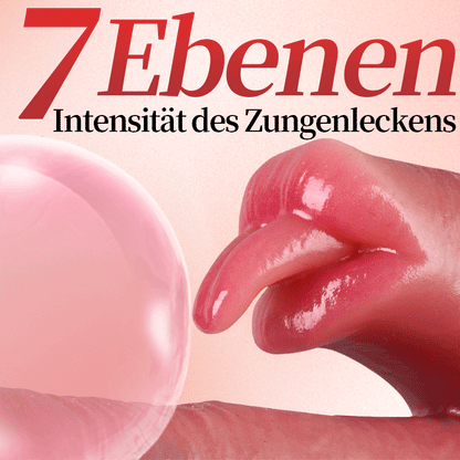 VERBESSERT 26,5 cm längerer, leckender, wärmender, stoßender, schaukelnder, lebensechter Dildo
