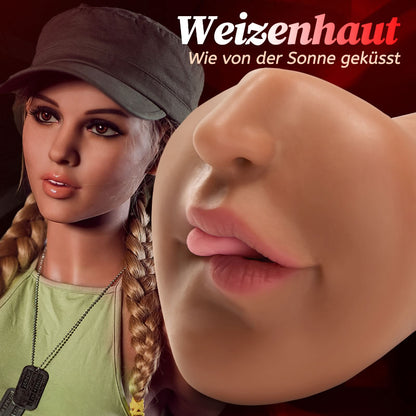Ivy - Braune Blowjob Taschenmuschi Manueller Realistischer Masturbator