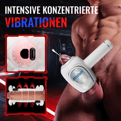 Handheld Automatische 6 Frequenz schiebende Vibration Männlich Masturbator