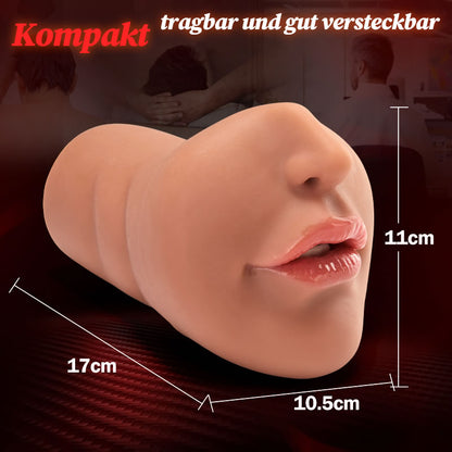 Ivy - Braune Blowjob Taschenmuschi Manueller Realistischer Masturbator