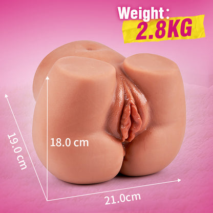 Calliope – Supergroße Schamlippen, simuliertes Gesäß, 1:1-Wiederherstellung einer echten Vagina und eines echten Anus