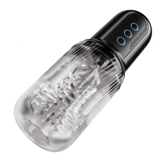 Sperma Jäger- 4 in 1 Deep Throat Trainer Master Auto & Manual Sucking Electric Masturbator