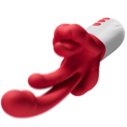 Tindra – neu verbesserter 4-in-1 Zungenleck-, Schwing-, Heiz- und G-Punkt-Vibrator für Frauen