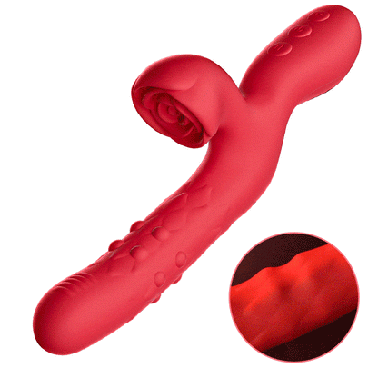 Acmejoy - 7 Vibrator G -Spot stimuliert mit rosa Klitoris, die drückt