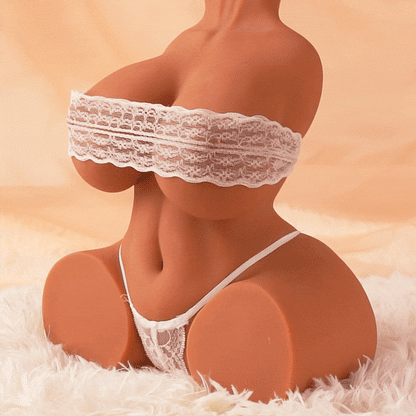 Daniela - Realistischer Latina Torso mit Po – Valentina Morena Weiches Latex Brust- & Hüftdesign
