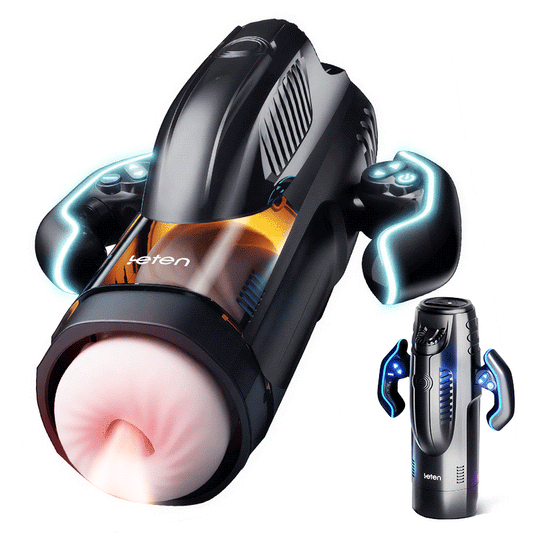 LETEN 10 Stoßen Saugen Heizen Masturbator Cup