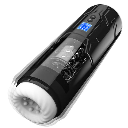 3-in-1 Teleskopischer, Rotierender, Vibrierender, elektrischer Masturbation Cup mit 7 Frequenzen