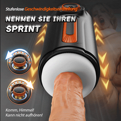 Alien – 6-in-1 Masturbator mit Stoßbewegung, Vibration & Wärmefunktion, Blowjob-Gefühl mit 4 Saugmodi