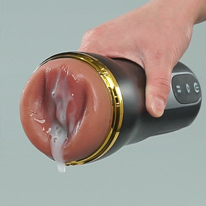 Captain - 5 Sucking 10 Vibrating Simulated Vagina Eingang Männliche Masturbation Cups