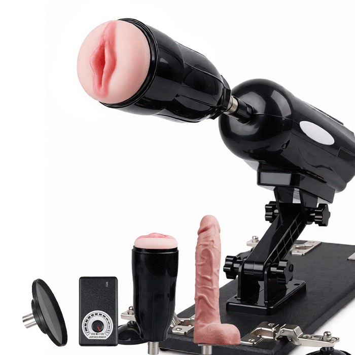 Blaze – Freihändige Sexmaschine mit kraftvollen Stoßbewegungen und doppeltem Lusterlebnis