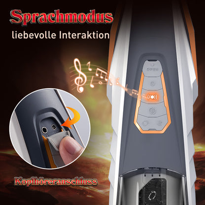 Baxter 3 Thrusting 4 rotierender männlicher Masturbator mit Sprachmodus