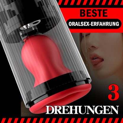 Cyclone Thruster Penisvibratoren mit rotierender Vibration und Saugfunktion