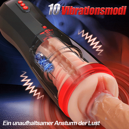 ROKA - Saugen Vibrieren Stoßen Vokalisierung 4 IN 1 Cup Masturbator