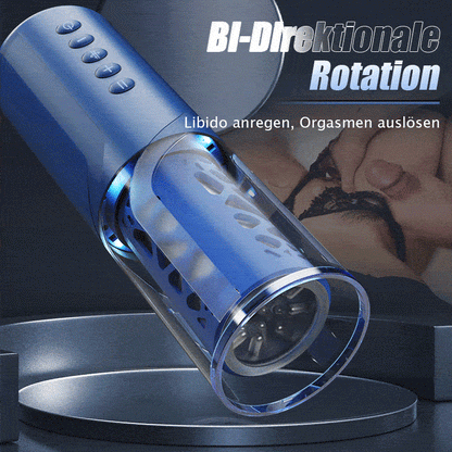 Bluesea 6 Bi-Directional Thrusting Rotation Masturbator mit Suction Base