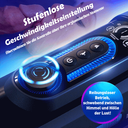 【+Free Lube!!】Leten-X9 IV Upgraded Retractable & Beheizte & Akustische Kombination Männlicher Masturbator