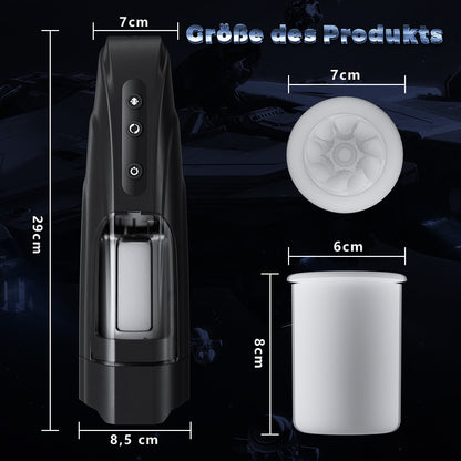 10 schiebende Rotation flügelähnlicher männlicher Masturbator