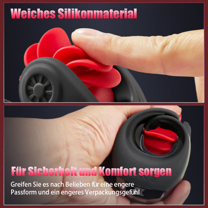 10 Klopfen & Vibration 10 Rotationen Tornado Masturbator Trainer