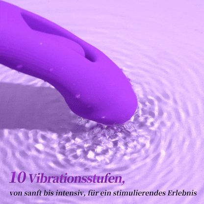 Isolde - Verbesserter mundförmiger 3-in-1-G-Punkt-Vibrator zum Flattern, Beißen und Zungenlecken