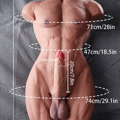 Jake - Bezaubernder männlicher Muskel perfekter großer Brust- und Bauchmuskel, braune Haut, Sexpartner