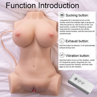 【NEU】Laura saugen und vibrieren Puppe 6.8KG