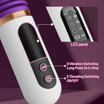 ARLIE 5-Frequenz-Dehnung 8-Frequenz-Vibration Elektrischer Dildo