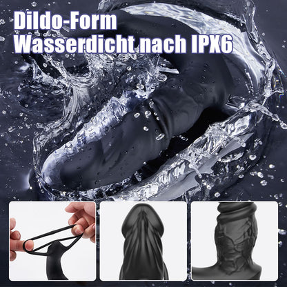 Sanftes Prostata-Spielzeug mit 9 Vibrationsstufen und Doppelring für maximalen Genuss