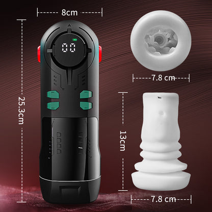 ROBOTER Nr. 1  Heizen 9 Stoßen Vibrieren Masturbator Cup