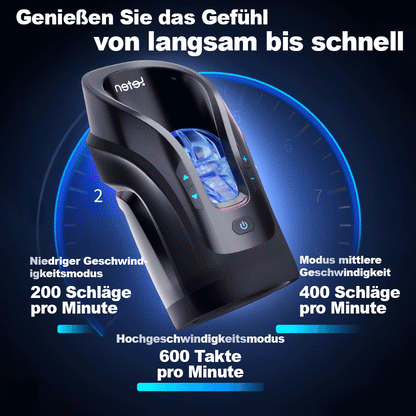 Leten- Thunder fleischiger teleskopischer vibrierender automatischer männlicher Masturbator Blowjob Stroker