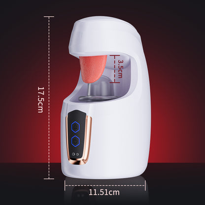 Blowjob Queen 10 Klopfen Stoßen männlicher Eichel-Trainingsstimulator