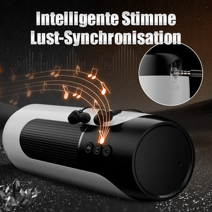 Saith - 7-stoßender und vibrierender, erhitzender Vocal-Masturbationsbecher