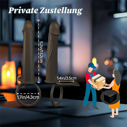 Anal-Analdildo zum Anschnallen für Paare mit vibrierendem Penisring