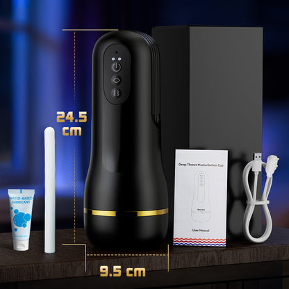 Captain - Realistische Saug- & Vibrationsfunktion, enges Gefühl, verschiedene Empfindungen, automatischer Masturbator für Männer