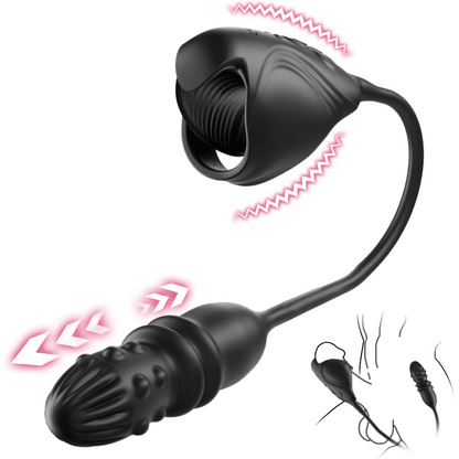 Arthur - Stoßender Prostatamassager Vibrations-Penisvibrator Analspielzeug für Paare