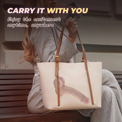 Ultrarealistischer Silikondildo zur G-Punkt- und Analstimulation mit leistungsstarkem Saugnapf für Männer und Frauen