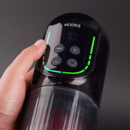 Scarlet - 360° Zungenlecken Lebensechte Dicke Hülse mit 7 Saugmodi Blowjob Stroker