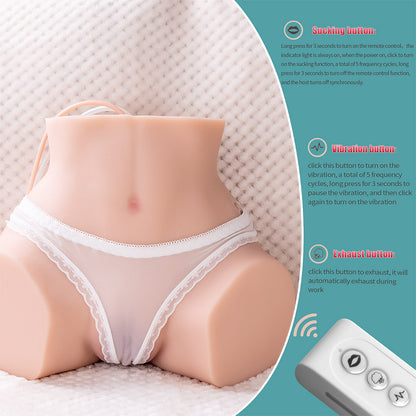 【Luona】5.4 kg Muschi Saugen + Gesäß  Vibrieren Sexpuppe