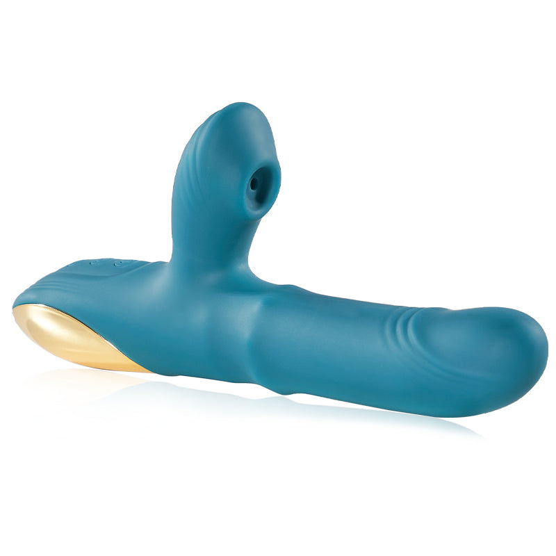 Vollautomatischer Vibrator 7 Saugen 7 Teleskopische G-Punkt Klitoris Anus Stimulation