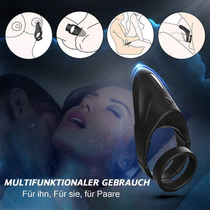 Dual Penisring 10 Vibration Teaser Punkte Streifen - acmejoy-de